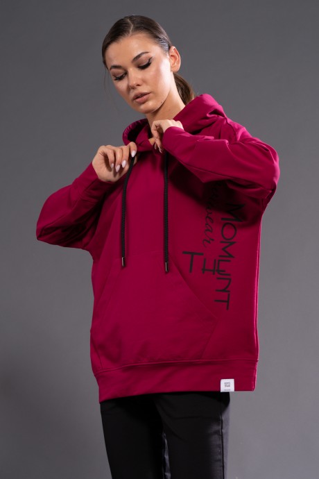 Худи KIVVIWEAR 4015 24 марсала размер 42-52 #1