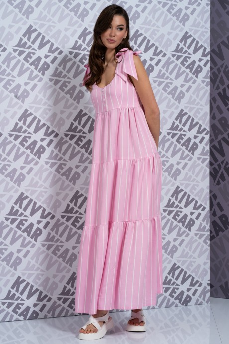 Платье KIVVIWEAR 4167 02 розовый размер 42-52 #2