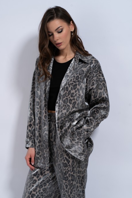 Костюм/комплект KIVVIWEAR 41704171 02 серый леопард размер 42-52 #5