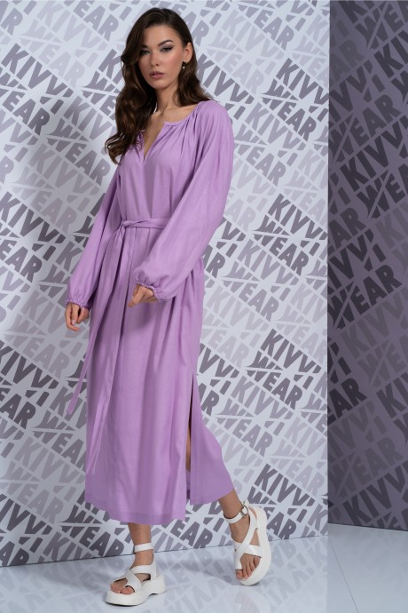 Платье KIVVIWEAR 4175 02 лиловый размер 42-56 #1
