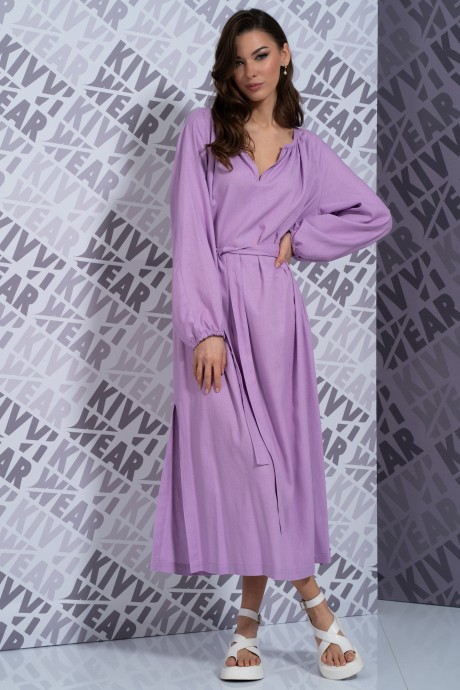 Платье KIVVIWEAR 4175 02 лиловый размер 42-56 #3
