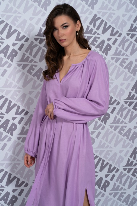 Платье KIVVIWEAR 4175 02 лиловый размер 42-56 #4