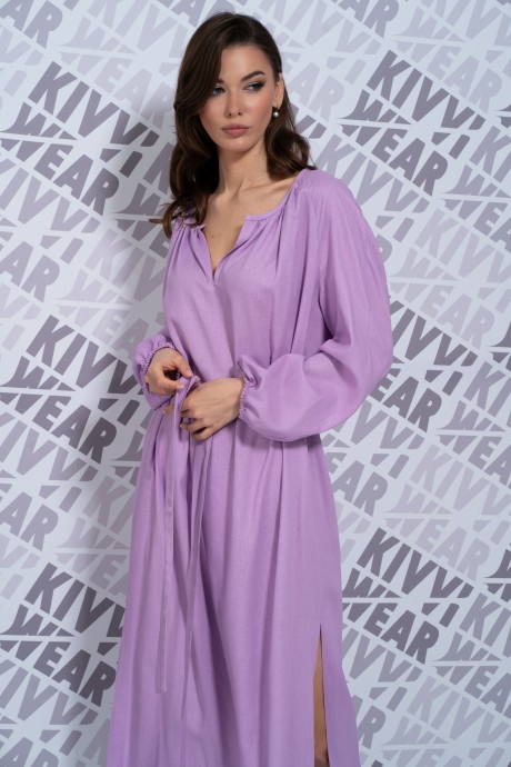 Платье KIVVIWEAR 4175 02 лиловый размер 42-56 #5