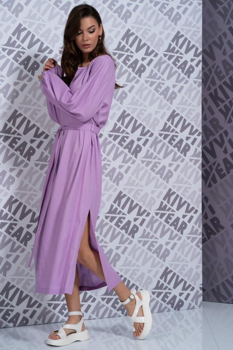 Платье KIVVIWEAR 4175 02 лиловый размер 42-56 #7