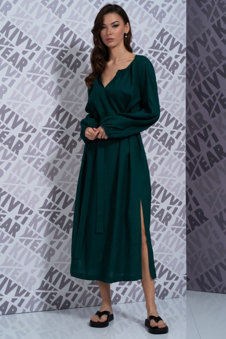Платье KIVVIWEAR 4175 03 изумруд размер 42-56 #1
