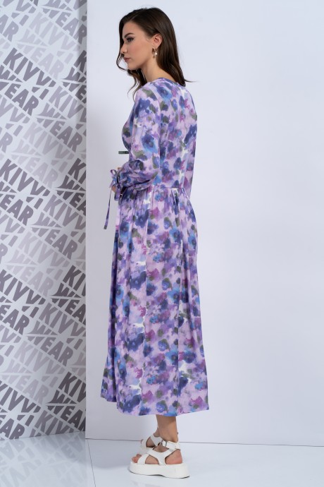 Платье KIVVIWEAR 4179 03 сиреневый акварель размер 42-52 #7