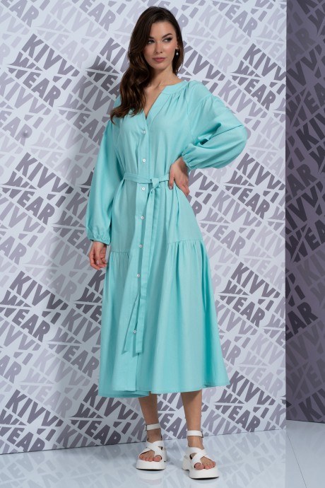 Платье KIVVIWEAR 4180 03 мятный размер 42-58 #1