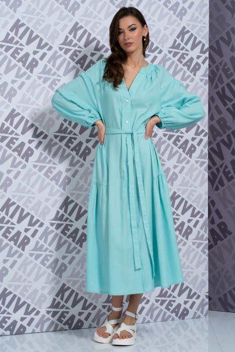 Платье KIVVIWEAR 4180 03 мятный размер 42-58 #4