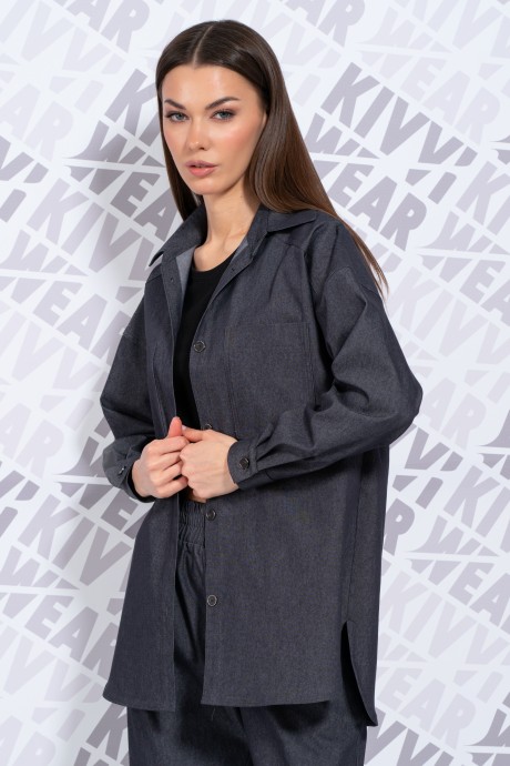 Костюм/комплект KIVVIWEAR 41004101 24 темно-серый размер 42-52 #4