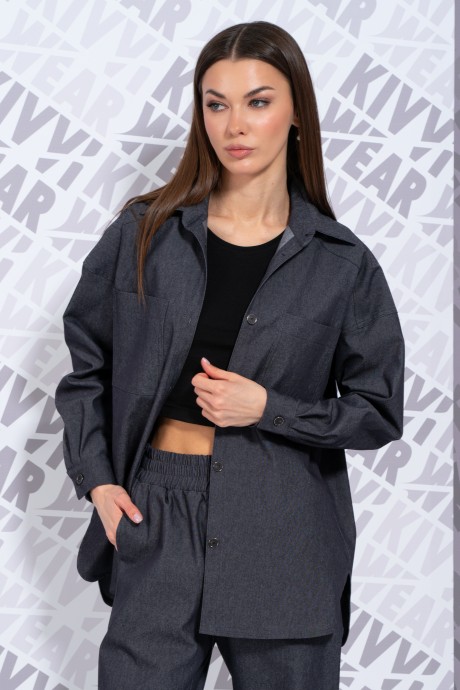 Костюм/комплект KIVVIWEAR 41004101 24 темно-серый размер 42-52 #5