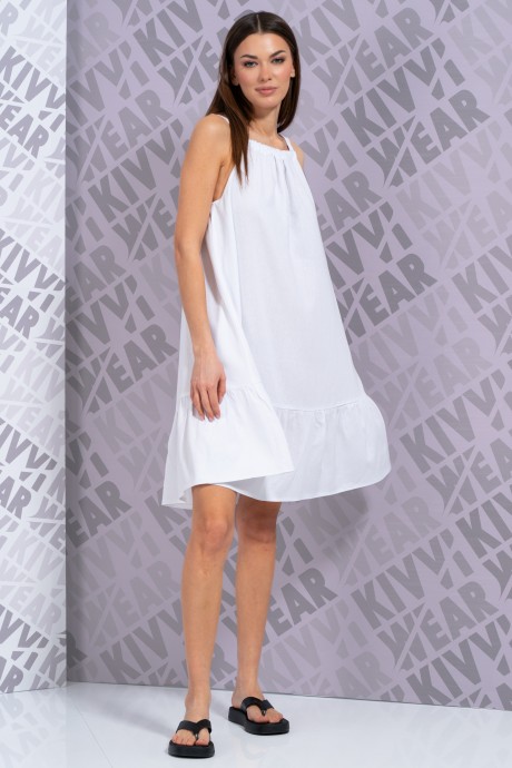 Платье KIVVIWEAR 4182 01 белый размер 42-52 #2