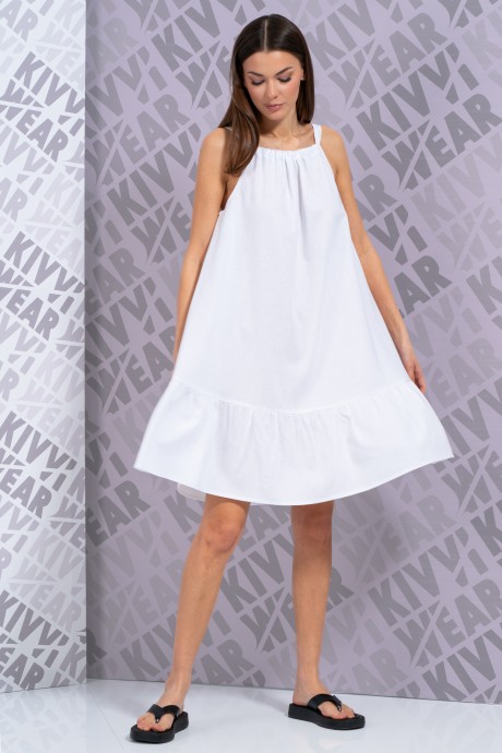 Платье KIVVIWEAR 4182 01 белый размер 42-52 #3