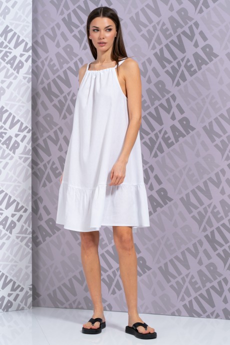 Платье KIVVIWEAR 4182 01 белый размер 42-52 #4