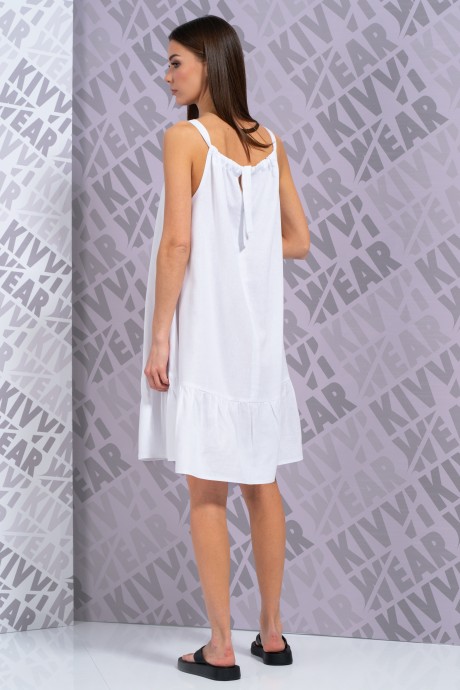 Платье KIVVIWEAR 4182 01 белый размер 42-52 #5