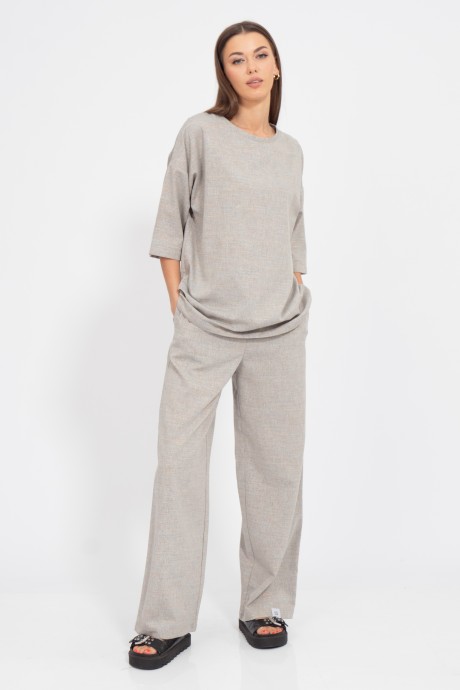 Костюм/комплект KIVVIWEAR 40754076 40 блестящий серый размер 42-56 #2