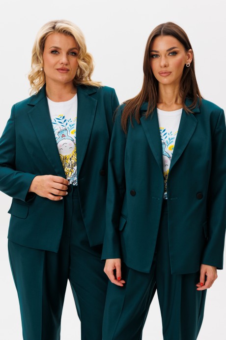 Костюм/комплект KIVVIWEAR 42744271 11 изумруд размер 42-58 #4
