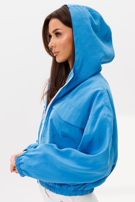 Бомбер KIVVIWEAR 4270 03 васильковый размер 42-52 #6