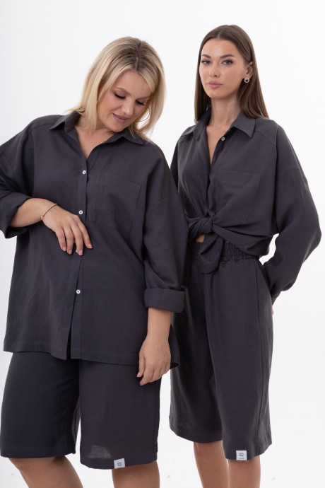Рубашка KIVVIWEAR 4314 07 графит размер 42-56 #1