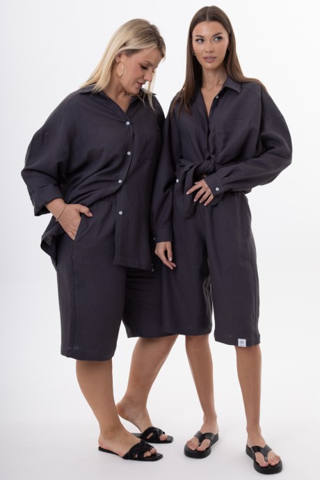 Рубашка KIVVIWEAR 4314 07 графит размер 42-56 #4