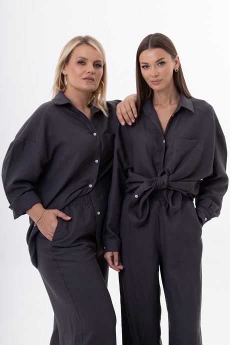 Рубашка KIVVIWEAR 4314 07 графит размер 42-56 #8