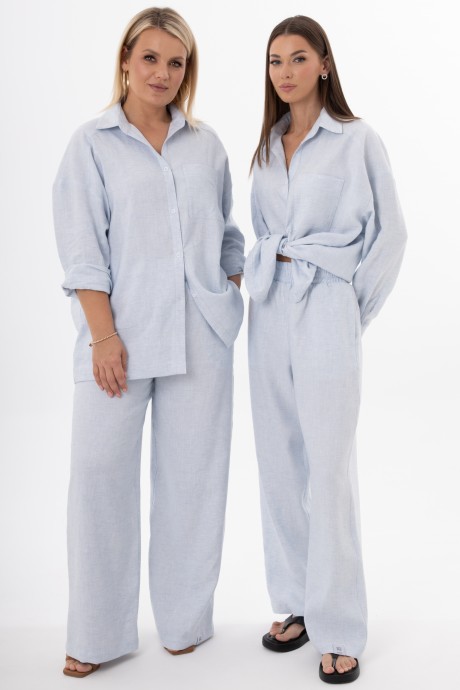 Брюки KIVVIWEAR 4315 03 голубой размер 42-56 #2