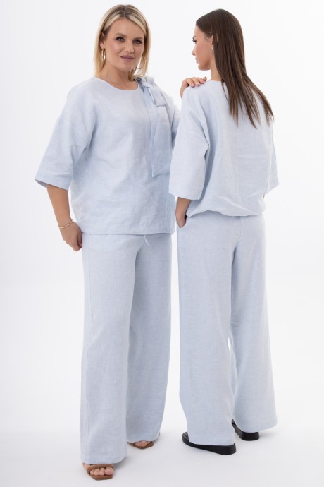 Брюки KIVVIWEAR 4315 03 голубой размер 42-56 #3