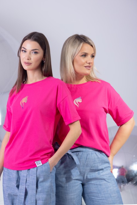 Футболка KIVVIWEAR 4026 189 фуксия размер 42-58 #1