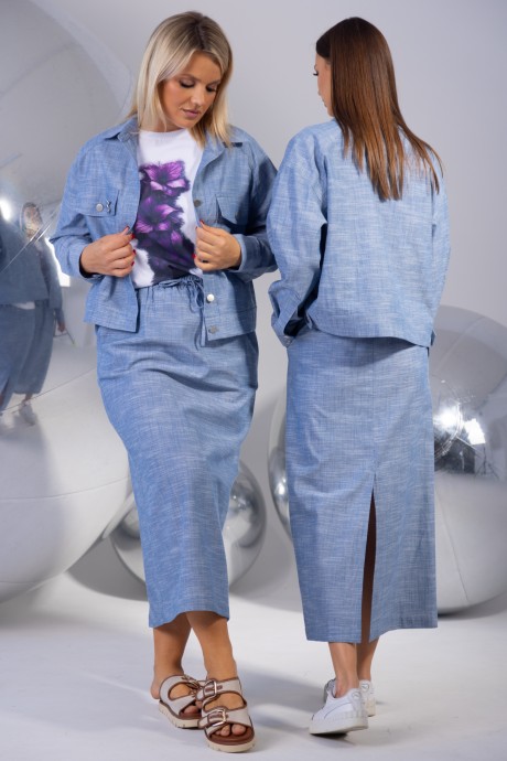Костюм/комплект KIVVIWEAR 43234322 03 голубой размер 42-56 #4