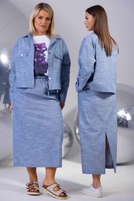 Костюм/комплект KIVVIWEAR 43234322 03 голубой размер 42-56 #5