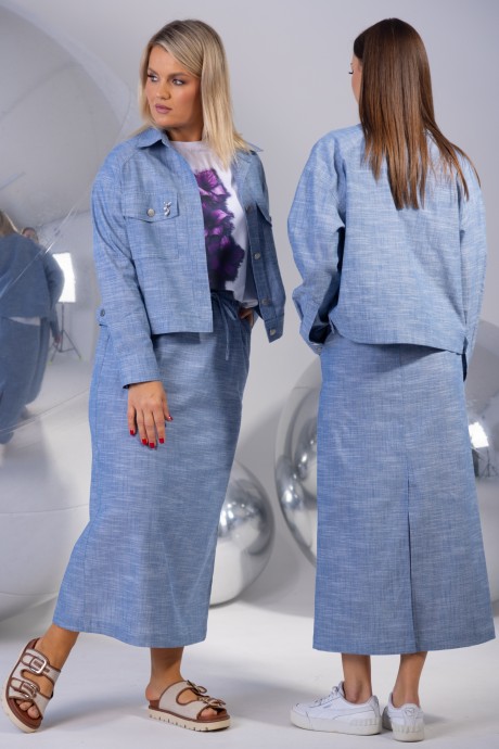Костюм/комплект KIVVIWEAR 43234322 03 голубой размер 42-56 #6