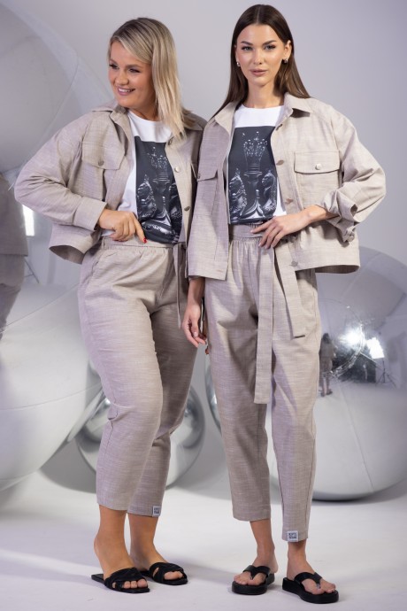 Костюм/комплект KIVVIWEAR 43234324 02 бежевый размер 42-56 #1