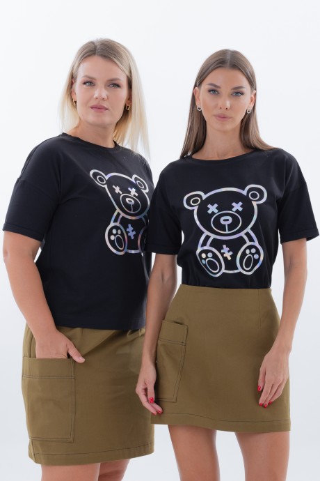 Футболка KIVVIWEAR 4026 191 черный размер 42-58 #3