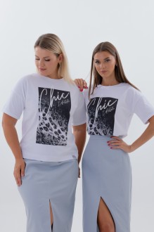 Футболка KIVVIWEAR 4026 193 белый #1