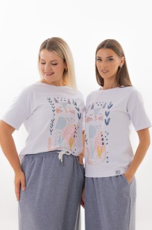 Футболка KIVVIWEAR 4026 196 белый #1