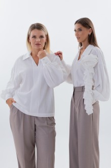 Блузка KIVVIWEAR 4328 01 молочный #1