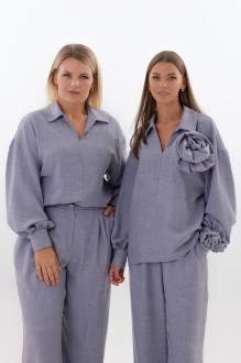 Блузка KIVVIWEAR 4330 04 серый #1