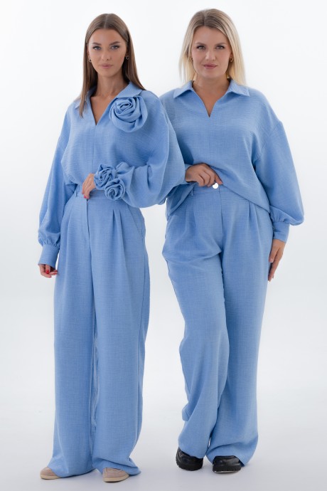 Брюки KIVVIWEAR 4331 03 голубой размер 42-58 #2
