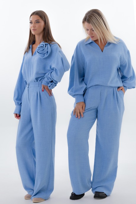 Брюки KIVVIWEAR 4331 03 голубой размер 42-58 #6