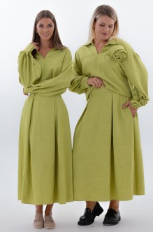 Юбка KIVVIWEAR 4332 02 лайм #1