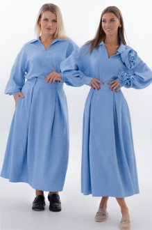 Юбка KIVVIWEAR 4332 03 голубой #1