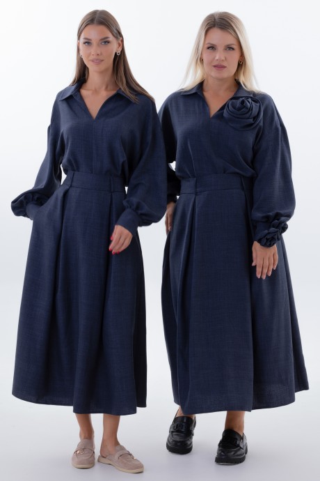 Костюм/комплект KIVVIWEAR 43304332 двойка 07 темно-синий размер 42-56 #4