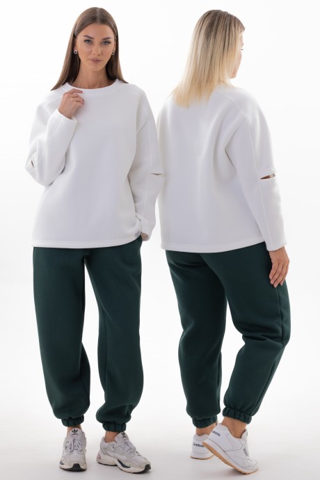 Свитшот KIVVIWEAR 4223 01 экрю размер 42-56 #5