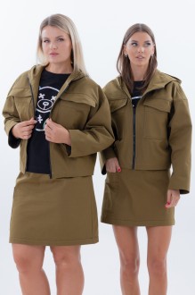 Юбка KIVVIWEAR 4337 02 хаки #1
