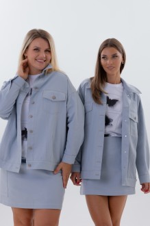 Жакет (пиджак) KIVVIWEAR 4310 05 голубой #1