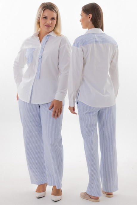 Брюки KIVVIWEAR 4341 03 голубой размер 42-58 #2