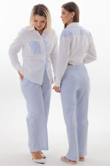 Брюки KIVVIWEAR 4341 03 голубой размер 42-58 #4