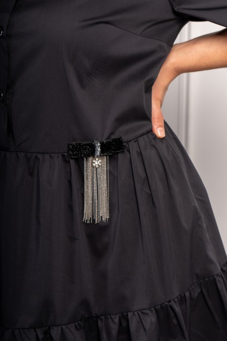 Платье ANDINA 812 черный размер 48-64 #6