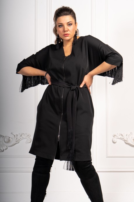Платье ANDINA 813 черный размер 48-64 #4