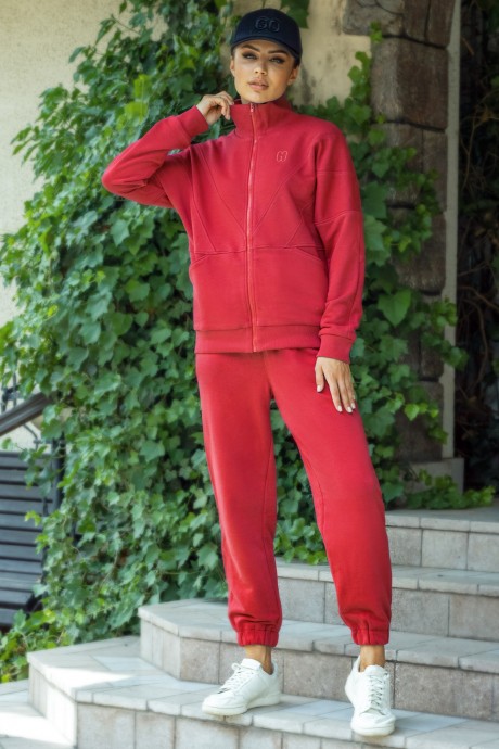 Спортивный костюм GO 3003/11-02 красный размер 42-60 #1