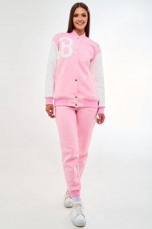 Спортивный костюм GO F3045b/09-01 розовый, белый #1